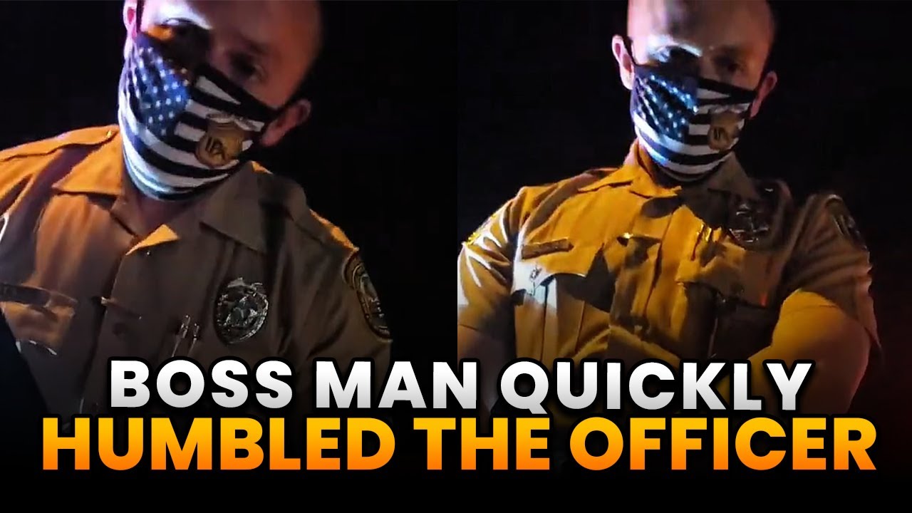 Bully Cop Accused Him Of Speeding And Came Up All Aggressive Trying To Intimidate Him